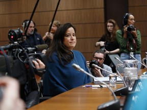 Former attorney general Jody Wilson-Raybould arrives to testify before the House of Commons justice committee on Parliament Hill in Ottawa, on Feb. 27, 2019.