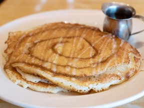 The Cheesecake Factory’s Cinnamon Roll Pancakes