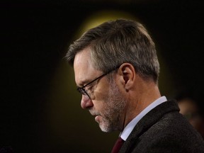 John Letts, father of Jack Letts, British Muslim convert and an alleged member of ISIS, announces plans to secure repatriation of Canadians who travelled to Syria during a press conference on Parliament Hill in Ottawa on Oct. 29, 2018. Public Safety Minister Ralph Goodale's office says the United Kingdom has "off-loaded their responsibilities" in revoking the citizenship of a British-Canadian man imprisoned in Syria. A statement released today from Goodale's office says "Canada is disappointed" that the U.K. government stripped Jack Letts of his British citizenship.