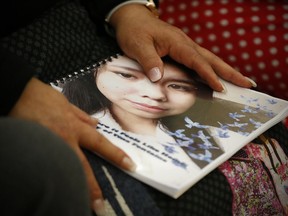 15-year-old Tina Fontaine at a release event at the Sagkeeng Mino Pimatiziwin Family Treatment Centre on the Sagkeeng First Nation, Man., Tuesday, March 12, 2019. Tomorrow marks five years since the body of a First Nations girl was pulled from the river in Winnipeg.