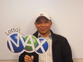 Bon Truong, who won $60-million in a Lotto Max draw, poses in St.Albert, Alta. on Wednesday, Aug.28, 2019. THE CANADIAN PRESS/HO-Western Canada Lottery Corporation MANDATORY CREDIT