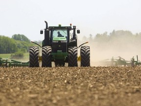 Dust clouds over fields means the soil is finally drying up, as farmers rush to plant their crops in southwestern Ontario earlier in June. Farmers suffer from the same mental health problems as non-farmers: depression, anxiety, panic attacks, burnout.