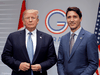 U.S. President Donald Trump and Canada’s Prime Minister Justin Trudeau hold a bilateral meeting during the G7 summit in Biarritz, France, Aug. 25, 2019.
