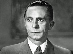 Joseph Goebbels, Third Reich Minister of Propaganda, defended in 1935  the Nazi purge of what it deemed Degenerate Art.