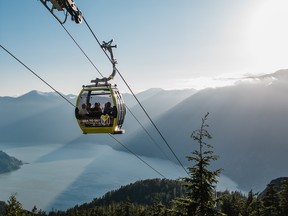 The Sea to Sky Gondola in Squamish.