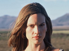 Hilary Swank was one of the stars in the upcoming movie where rich people hunt humans for fun. "The Hunt" has since been cancelled after criticism from Trump amidst a country reeling from mass gun violence.