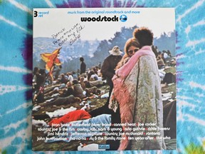 50 years after the Woodstock festival took place in upstate New York, Jessie Kerr says she's the woman in the famous photo of a couple embracing.