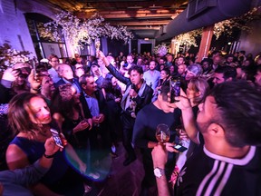 Singer Max Kerman and the Arkells perform at RBC House on September 07, 2019 in Toronto.