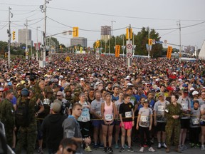 The Army Run kicked off early Sunday morning at its new start location near the Canadian War Museum in Ottawa on Sept. 22, 2019.