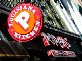 A Popeyes fast food chain restaurant in Washington D.C. on August 30, 2019.