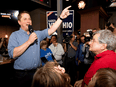 Conservative Leader Andrew Scheer campaigns in London, Ont., on Sept. 24, 2019.