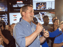 Conservative Party Leader Andrew Scheer speaks at a campaign rally  in London, Ont. on Sept. 24, 2019.