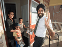 NDP candidate Saranjit Singh canvasses in Brampton East.