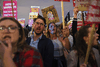 Protesters at an anti-Brexit rally outside the Houses of Parliament in London on Sept. 3, 2019.