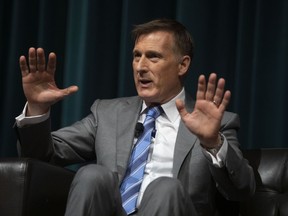 People's Party Leader Maxime Bernier speaks at an event in Hamilton, Ont., on Sunday, September 29, 2019.