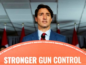 Prime Minister Justin Trudeau speaks during an election campaign stop in Toronto, Ontario, Canada September 20, 2019.