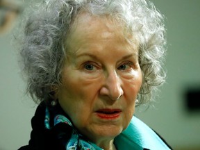 Canadian author Margaret Atwood gives a press conference following the release of her new book 'The Testaments' a sequel to the award-winning 1985 novel "The Handmaid's Tale" in London on September 10, 2019.