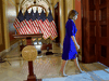 House Speaker Nancy Pelosi (D-CA) departs after announcing the U.S. House of Representatives will launch a formal inquiry to investigate whether to impeach President Donald Trump, Sept. 24, 2019.