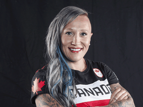 Canadian Olympic gold medalist Kaillie Humphries in 2017.