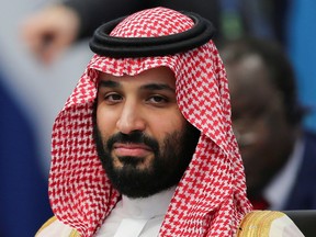Saudi Arabia's Crown Prince Mohammed bin Salman attends the opening of the G20 leaders summit in Buenos Aires, Argentina November 30, 2018.