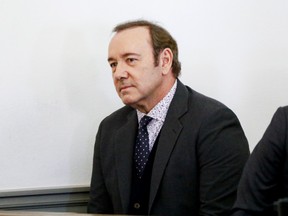Actor Kevin Spacey attends his arraignment for sexual assault charges at Nantucket District Court on January 7, 2019 in Nantucket, Massachusetts.
