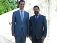 Syrian President Bashar Assad and Waseem Ramli.