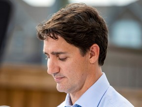 Canada's Prime Minister Justin Trudeau speaks during an election campaign stop in Brampton, Ontario, Canada September 22, 2019.