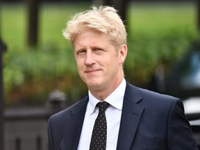 2019 Conservative MP Jo Johnson, former minister and brother of leadership contender Boris Johnson, is seen at the Houses of Parliament in London on June 20, 2019.