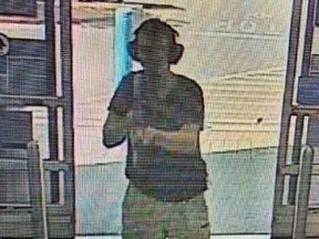 This CCTV image obtained by KTSM 9 news channel shows the gunman identified as Patrick Crusius, 21 years old, as he enters the Cielo Vista Walmart store in El Paso on august 3, 2019.