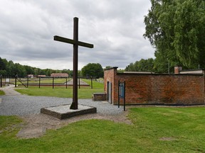 A view of a gas chamber and memorial at the former Nazi German concentration camp, Stutthof, on July 18, 2017 near Gdansk, Poland.