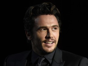 U.S. actor and director James Franco smiles after receiving the "Concha de Oro" (Golden Shell) best film award for the film "The Disaster artist" during the 65th San Sebastian Film Festival closing ceremony in the northern Spanish Basque city of San Sebastian on September 30, 2017.