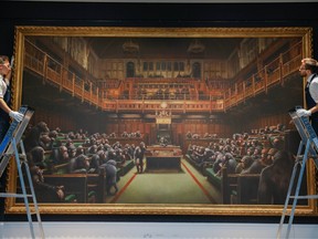 Banksy's 'Devolved Parliament.'