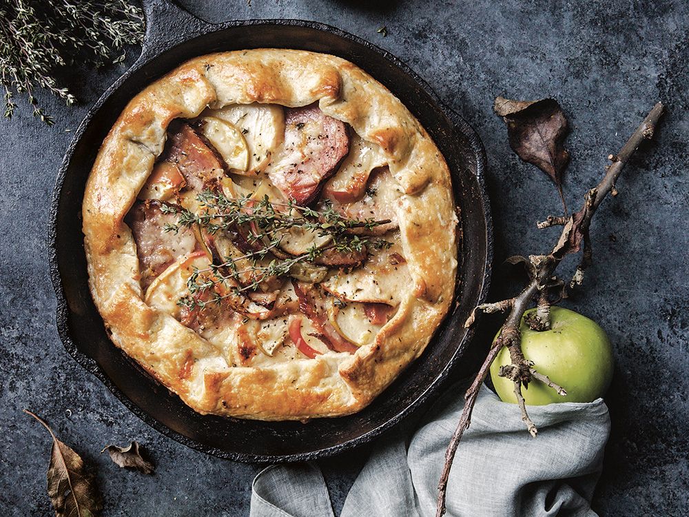 Cook this: Aged cheddar, smoked ham and apple galette from Cedar and Salt