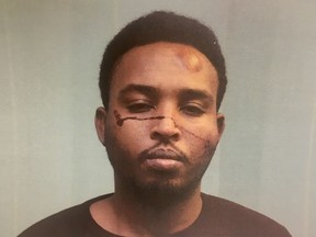 Abdulahi Hasan Sharif, 32, shown in a handout photo. The trial of a man accused of stabbing an Edmonton police officer and striking four pedestrians with a van is coming to an end.