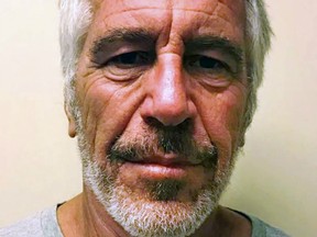 In this file undated handout photo obtained July 11, 2019 courtesy of the New York State Sex Offender Registry shows Jeffrey Epstein.