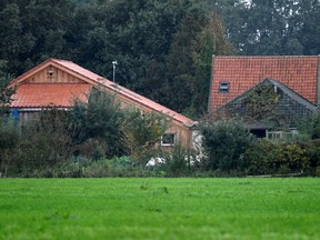 A view of a remote farm where a family spent years locked away in a cellar, according to Dutch broadcasters' reports, in Ruinerwold, Netherlands October 15, 2019.