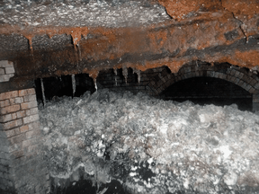 This fatberg found in the sewer beneath Sidmouth, England, was taken apart and 
studied by scientists at the University of Exeter to determine its contents.