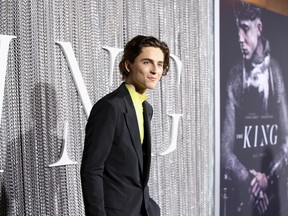 Timothée Chalamet attends the NY Special Screening of Netflix's "The King" at School of Visual Arts on October 01, 2019 in New York City.