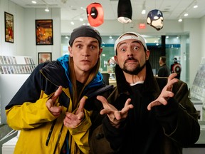 Kevin Smith as Silent Bob and Jason Mewes as Jay.