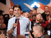 Liberal leader Justin Trudeau at a campaign rally in Ottawa, Oct. 11, 2019.