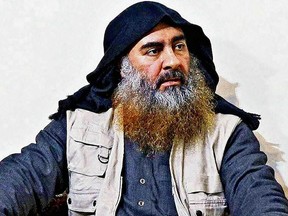 Late Islamic State leader Abu Bakr al-Baghdadi in an undated picture.