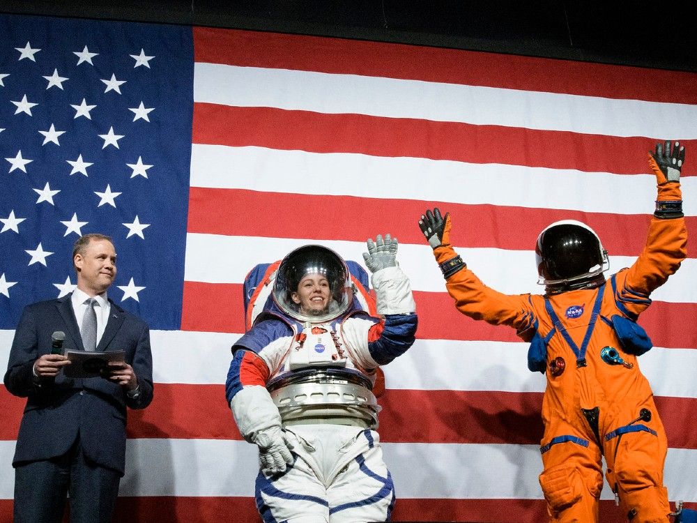 NASA unveils two new spacesuit prototypes for mission to colonize the