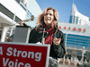 Sandra Pupatello, Liberal candidate for Windsor West, holds a press conference outside Caesars Windsor where she promised a Liberal government would allow single-sports betting, Oct. 9, 2019.