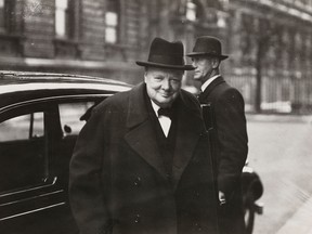 Conservative British Prime Minister Winston Churchill, seen in London, England, in 1943, said government should remain our servant and not our master.
