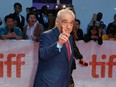 In this file photo taken on Sept. 05, 2019, filmmaker Martin Scorsese arrives for the Opening Night Gala presentation of 'Once Were Brothers: Robbie Robertson and The Band' during the Toronto International Film Festival, in Toronto.