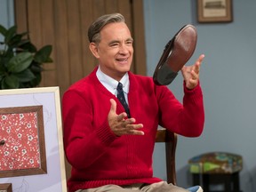 Tom Hanks stars as Mister Rogers in TriStar Pictures' A Beautiful Day in the Neighborhood