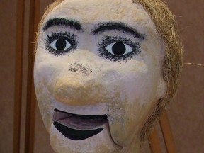 Stooky Bill the ventriloquist dummy used by Scottish television's John Logie Baird.