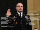 National Security Council Director for European Affairs Lt. Col. Alexander Vindman is sworn in to testify before the House Intelligence Committee in the Longworth House Office Building on Capitol Hill November 19, 2019 in Washington, DC.