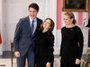 Chrystia Freeland poses with Prime Minister Justin Trudeau next to Gov. Gen. Julie Payette after being sworn-in as Deputy Prime Minister during the presentation of Trudeau’s new cabinet, at Rideau Hall in Ottawa, Nov. 20, 2019.