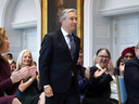 François-Philippe Champagne is introduced before being sworn-in as Foreign Affairs Minister during a ceremony at Rideau Hall on Nov. 20, 2019 in Ottawa.